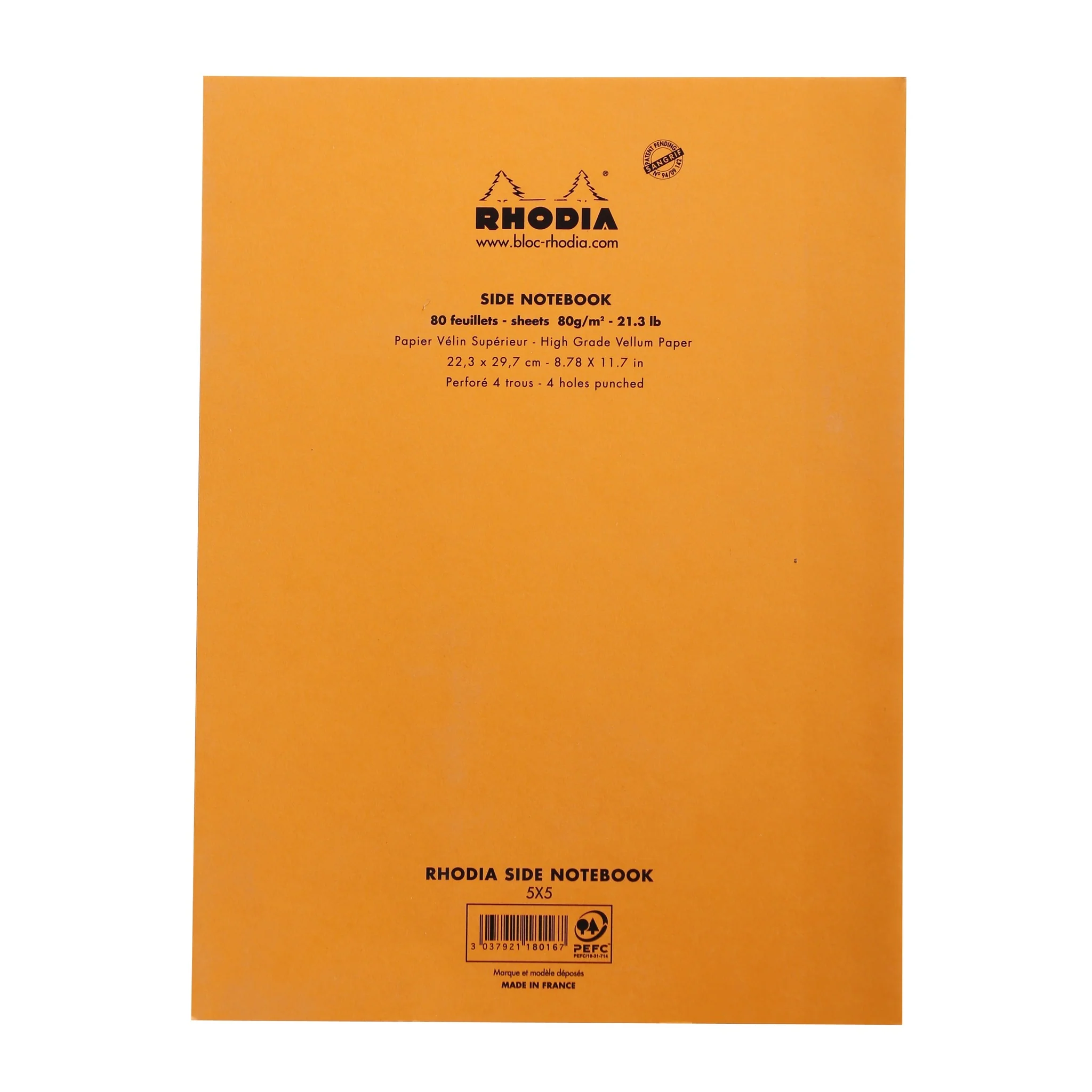 Rhodia Side Pad - 5x5mm Grid - Image 2