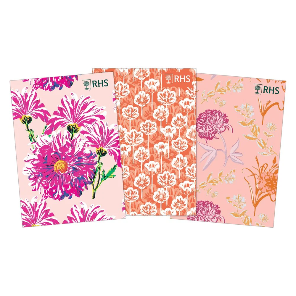 RHS A5 3PK Sketchbooks - Bold Florals - Image 2
