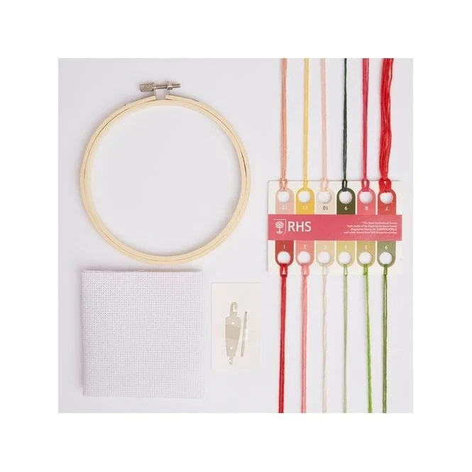 RHS Amaryllis Cross Stitch Kit - Image 3