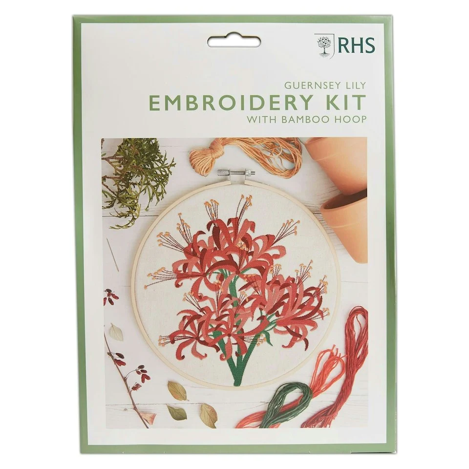 RHS Guernsey Lily Embroidery Kit