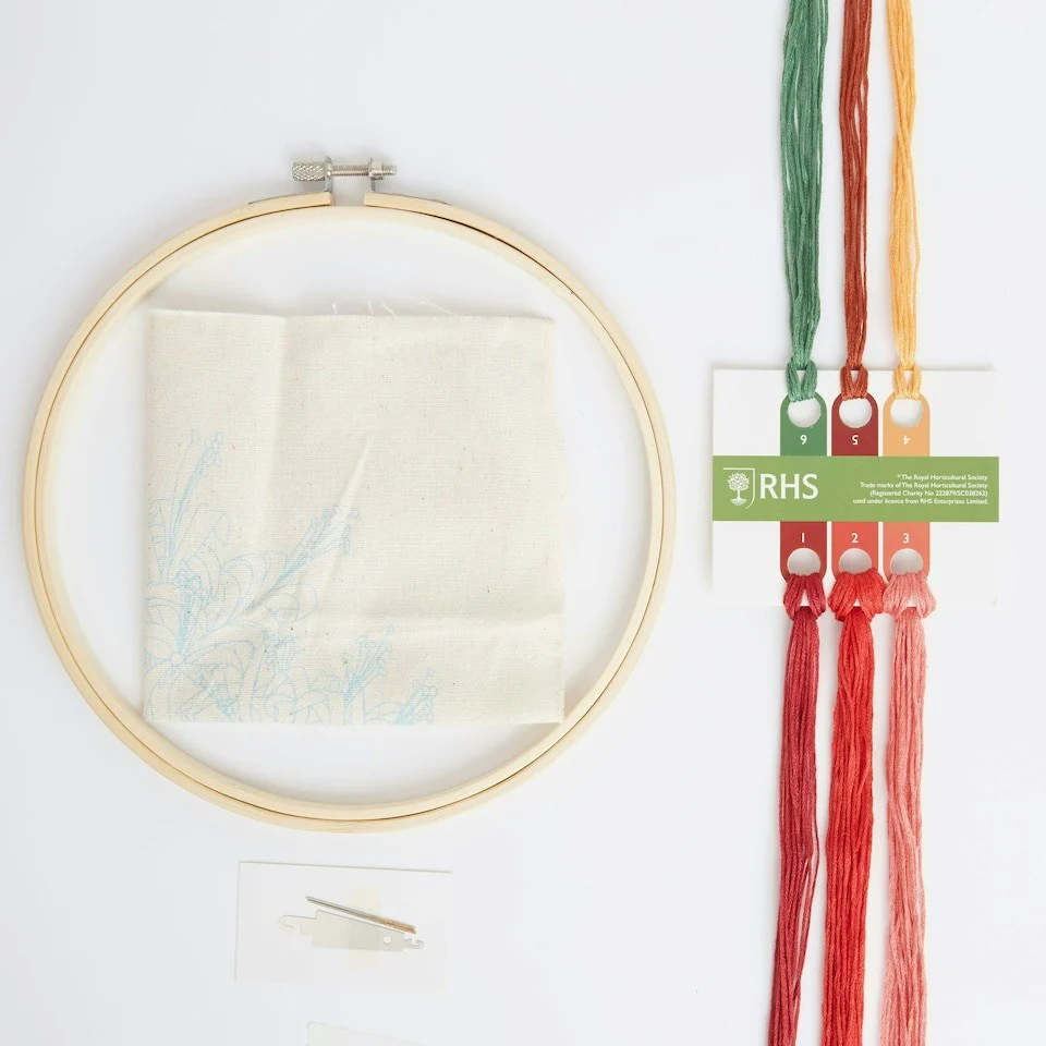 RHS Guernsey Lily Embroidery Kit - Image 3
