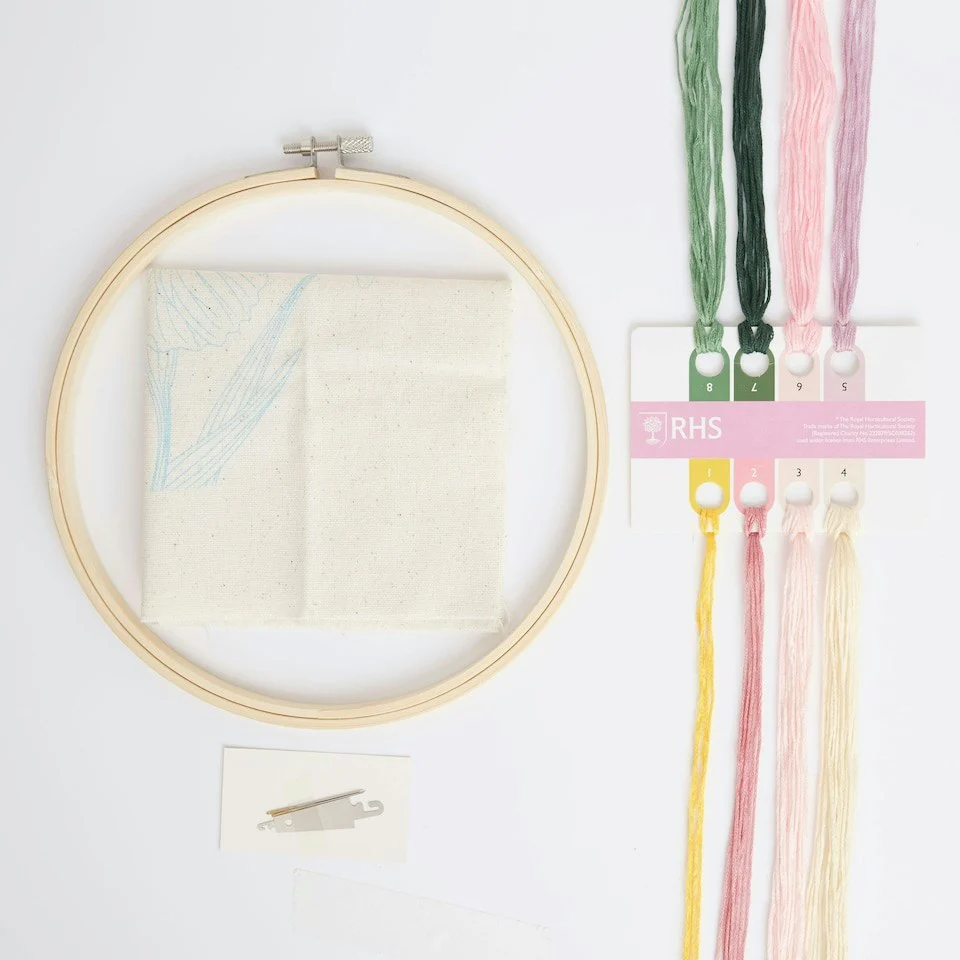 RHS Japanese Iris Embroidery Kit - Image 3