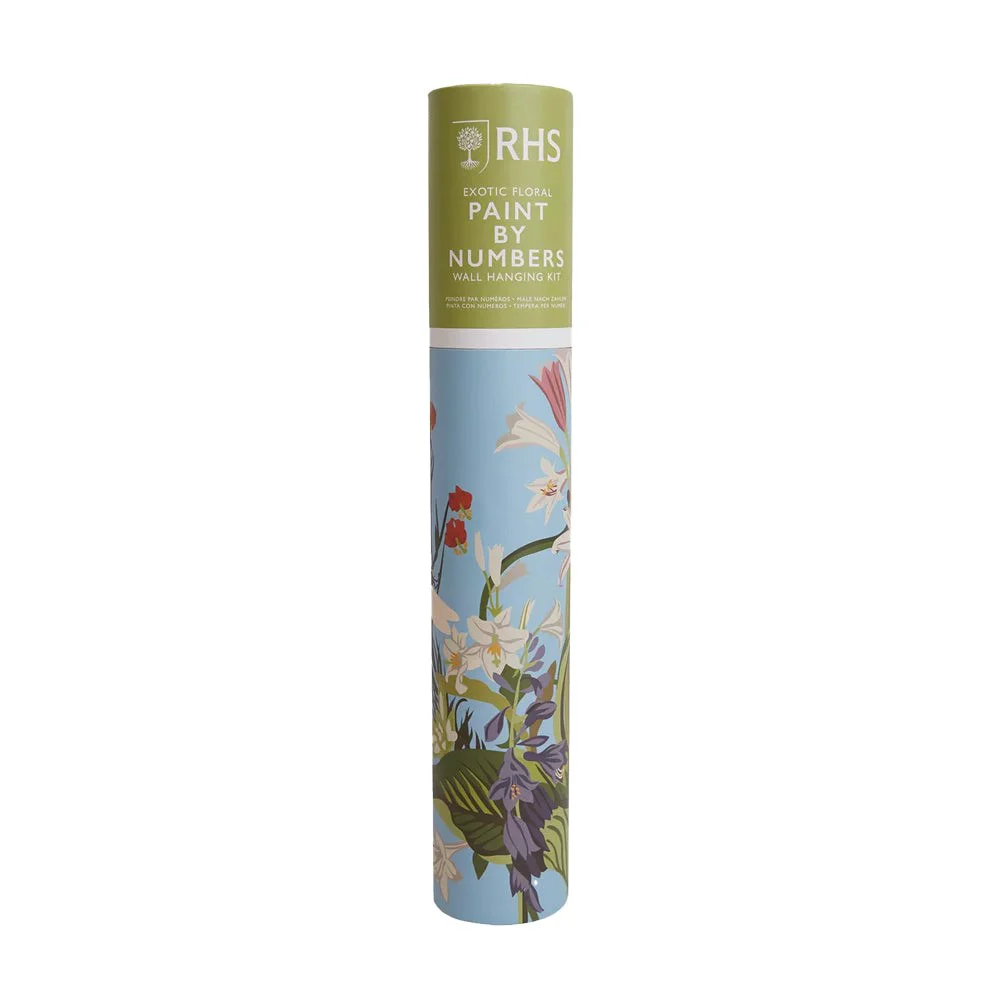 RHS Paint By Numbers - Exotic Floral