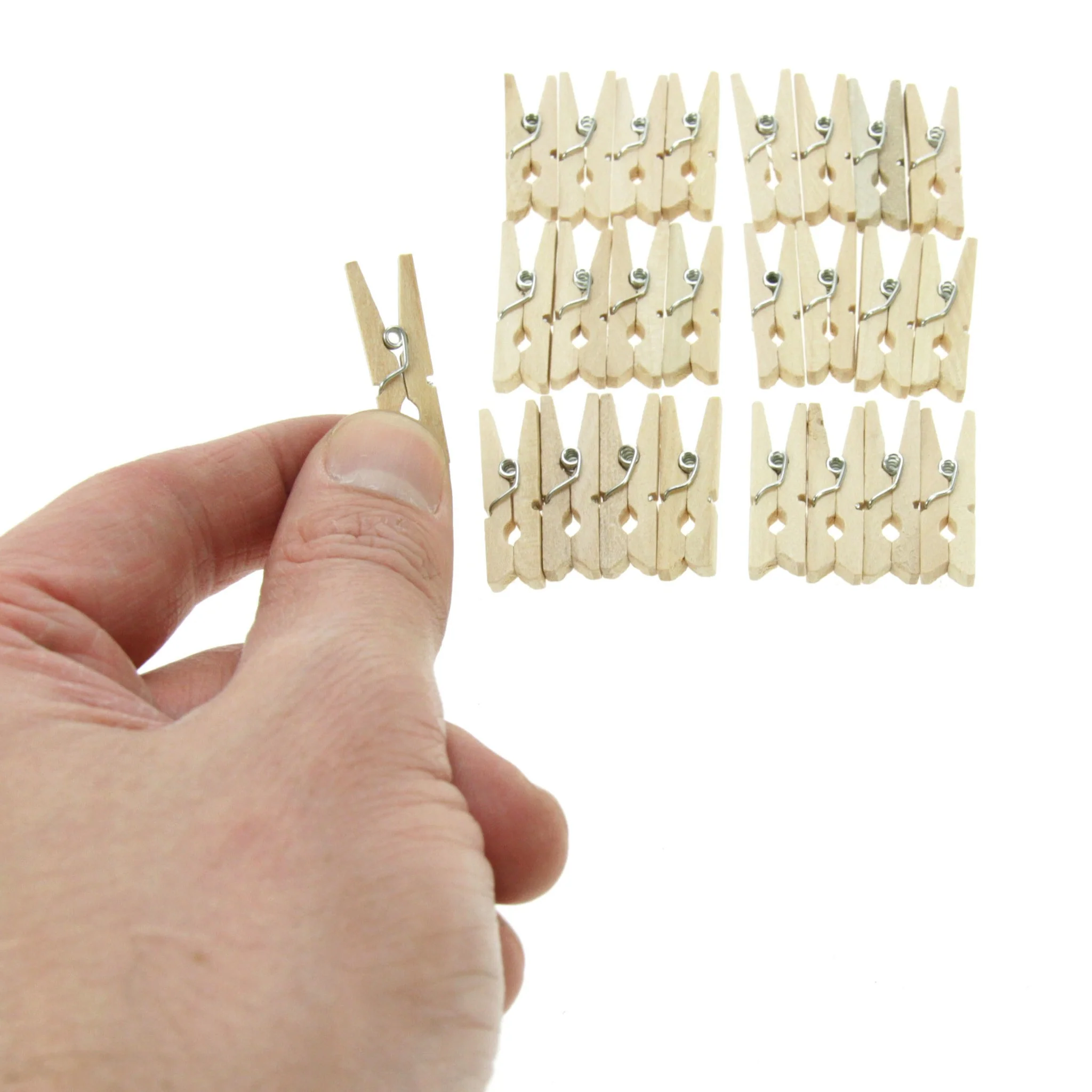 Rico Mini Pegs Natural - Image 2
