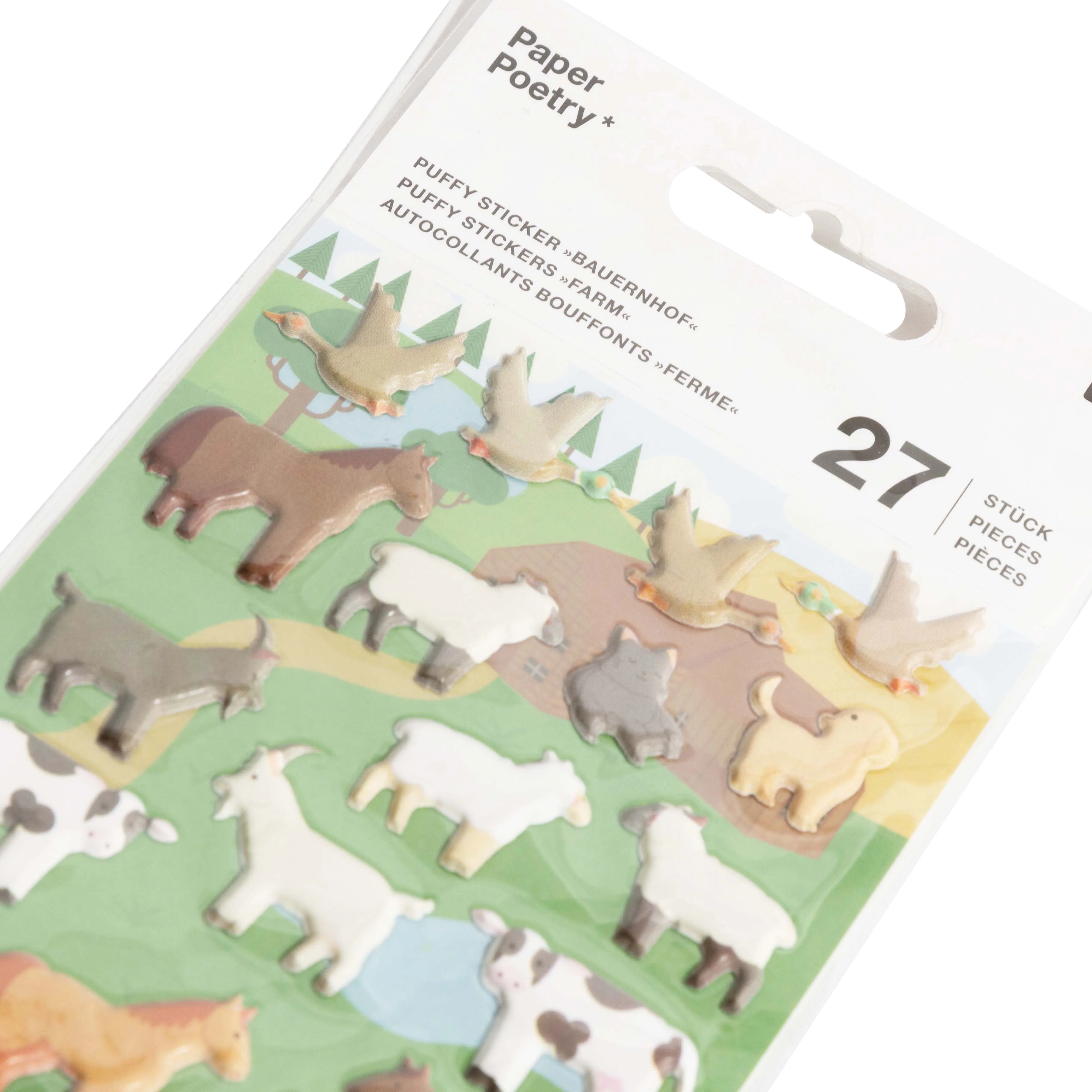 Paper Poetry 3D Farm Stickers - Image 2