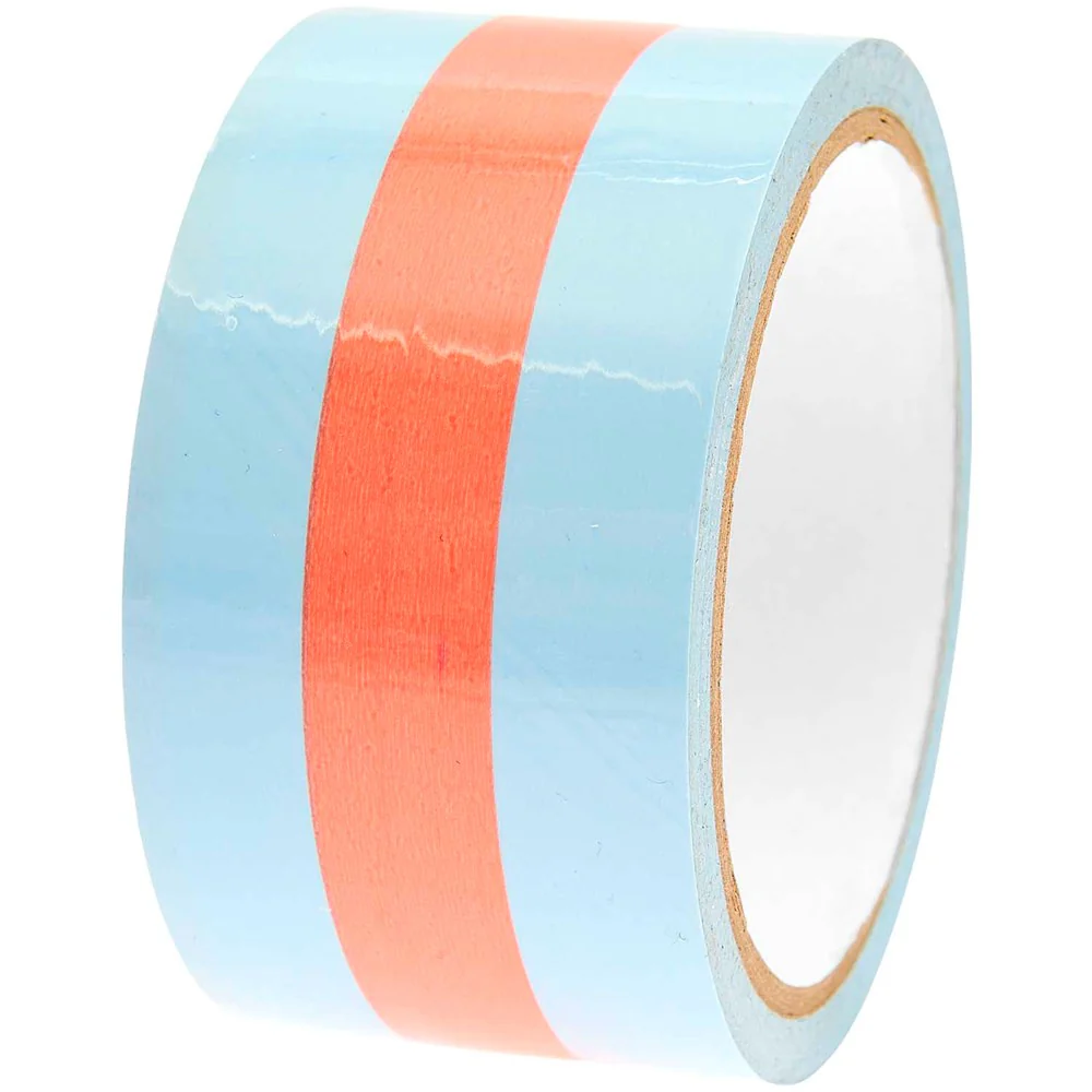 Paper Poetry Parcel Tape Light Blue / Neon Orange