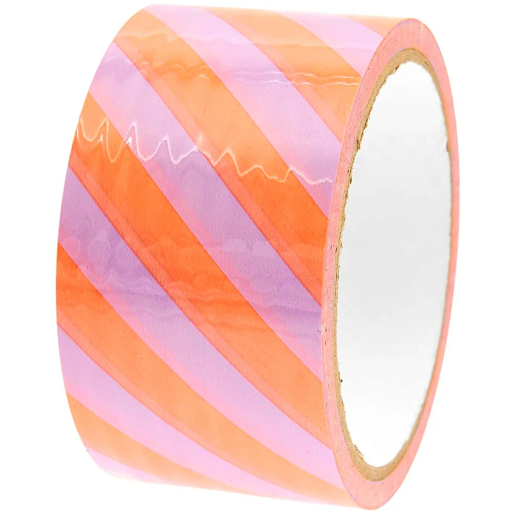 Paper Poetry Parcel Tape Lilac / Neon Orange
