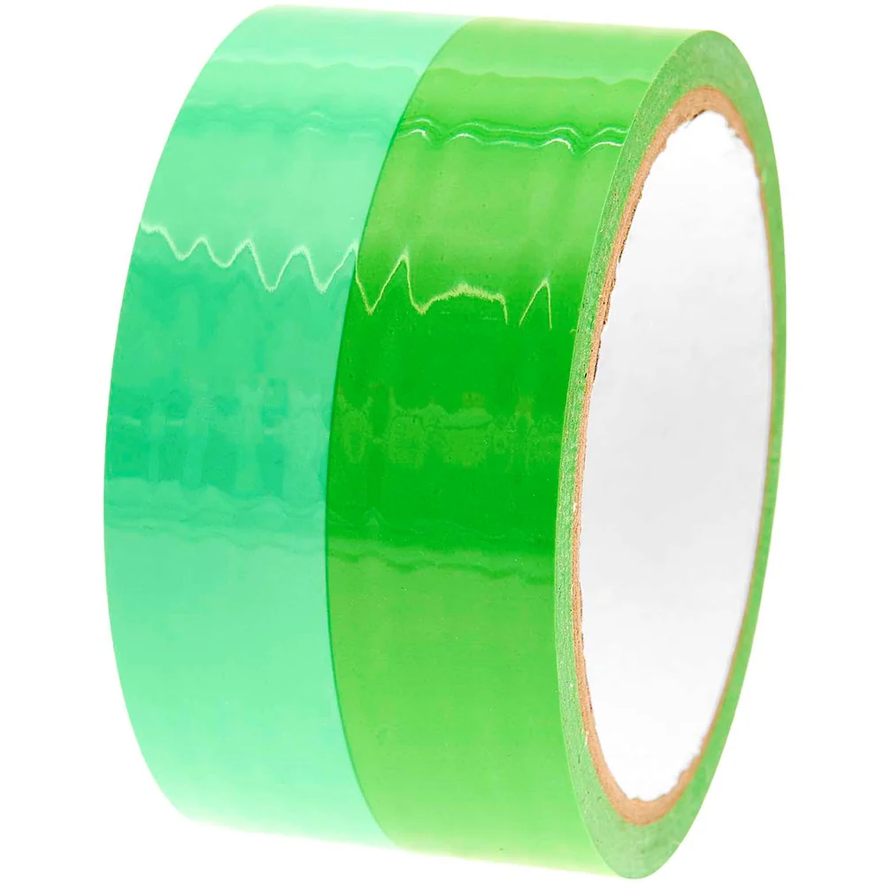 Paper Poetry Parcel Tape Turquoise / Neon Green