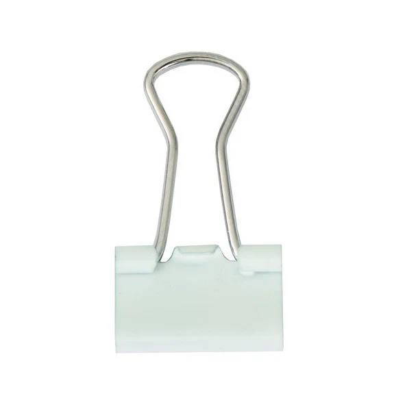 Paper Poetry Foldback Clips White 15mm