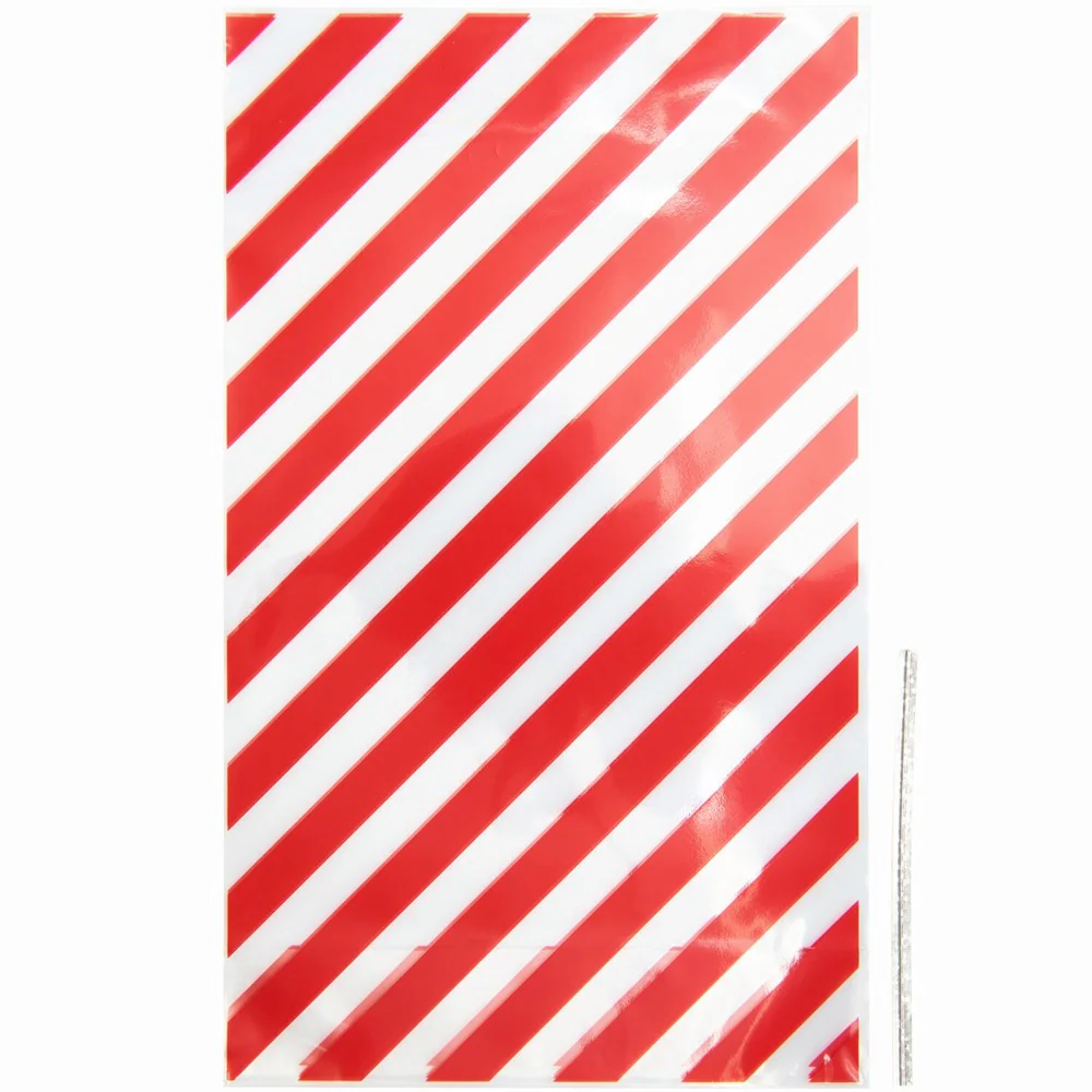 Rico Bottom Gusset Bags Red Stripes - Image 5