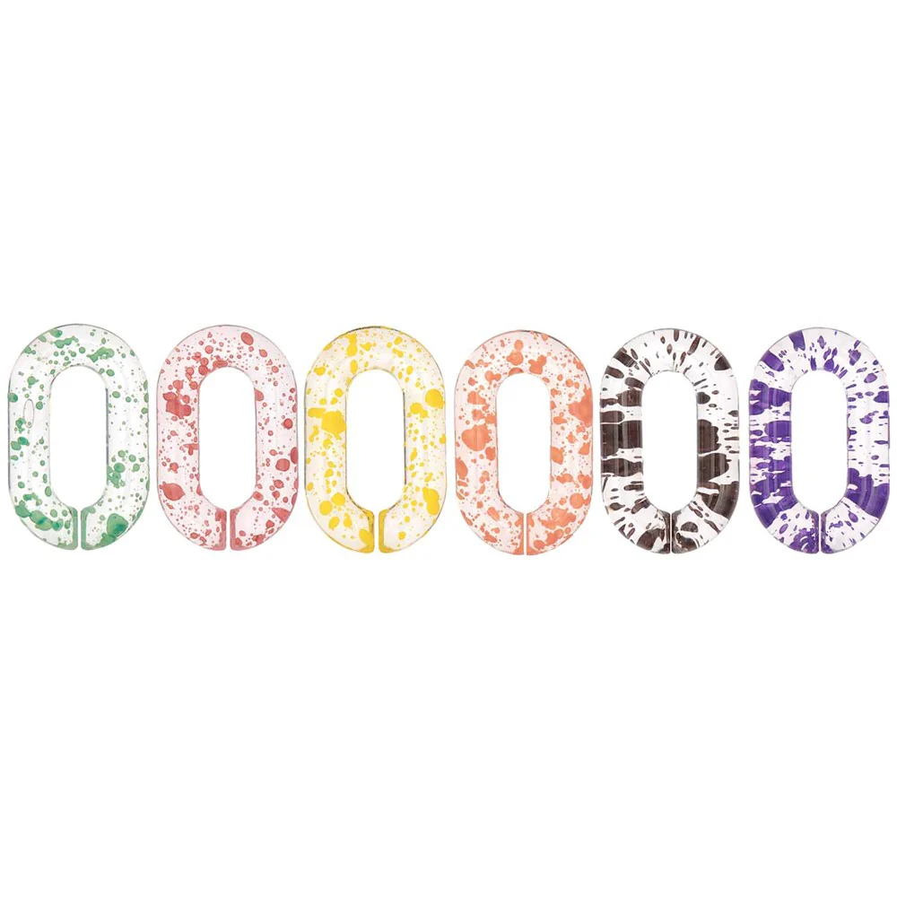 Itoshii Chain Links Paint Splatters Pastel