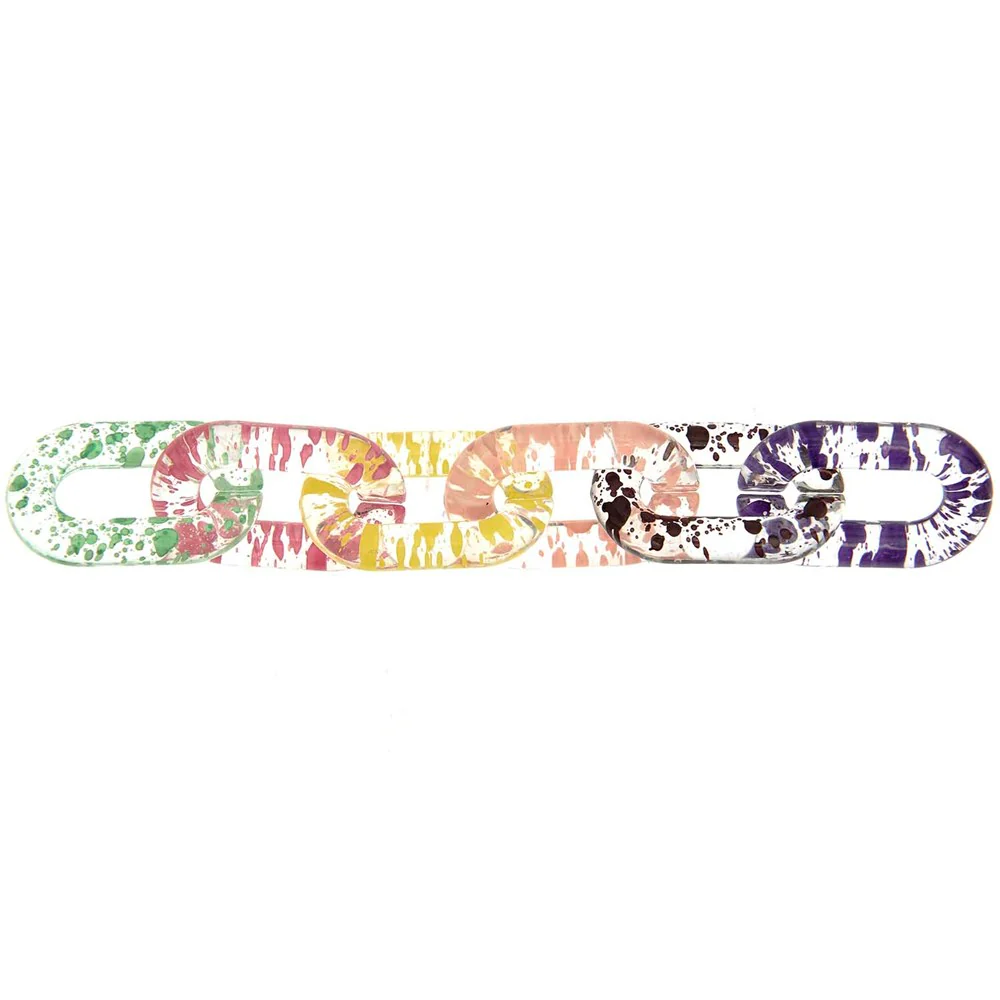 Itoshii Chain Links Paint Splatters Pastel - Image 3