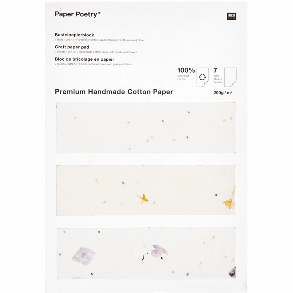 Paper Poetry Craft Paper Pad A4 Cotton Paper