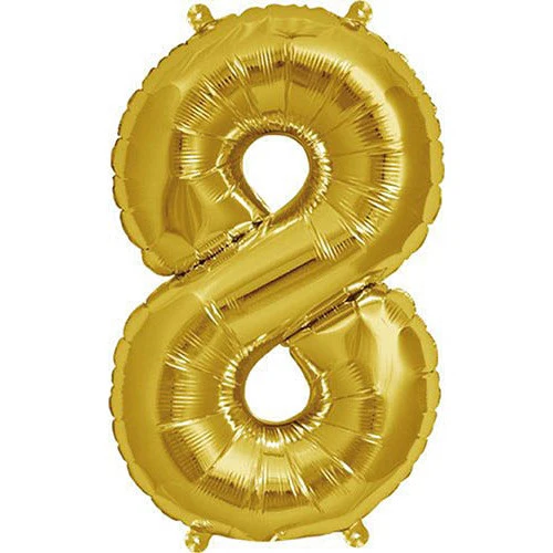 Rico Foil Balloon Gold - Image 35