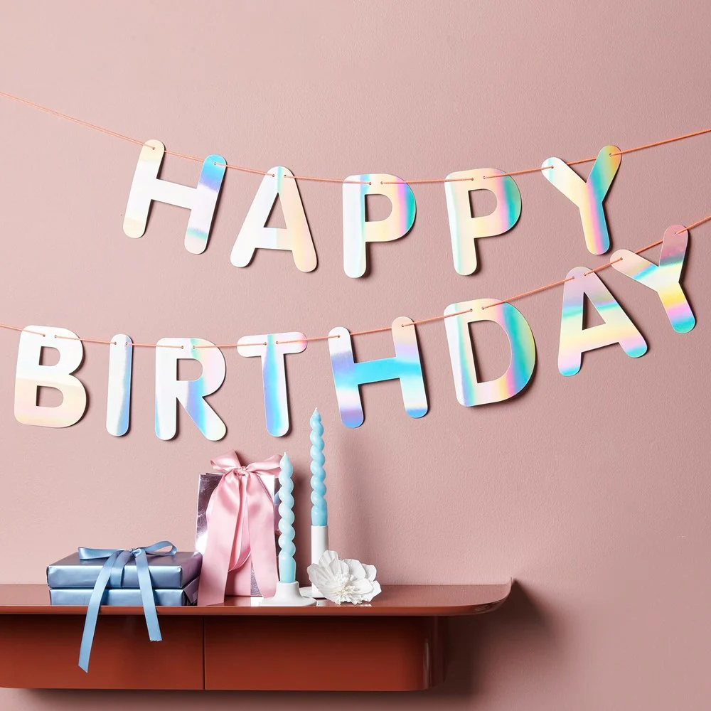 Paper Poetry Garland Happy Birthday