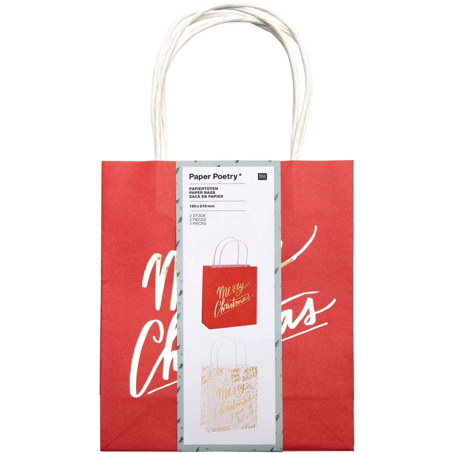 Rico Gift Bags Merry Christmas - Image 2