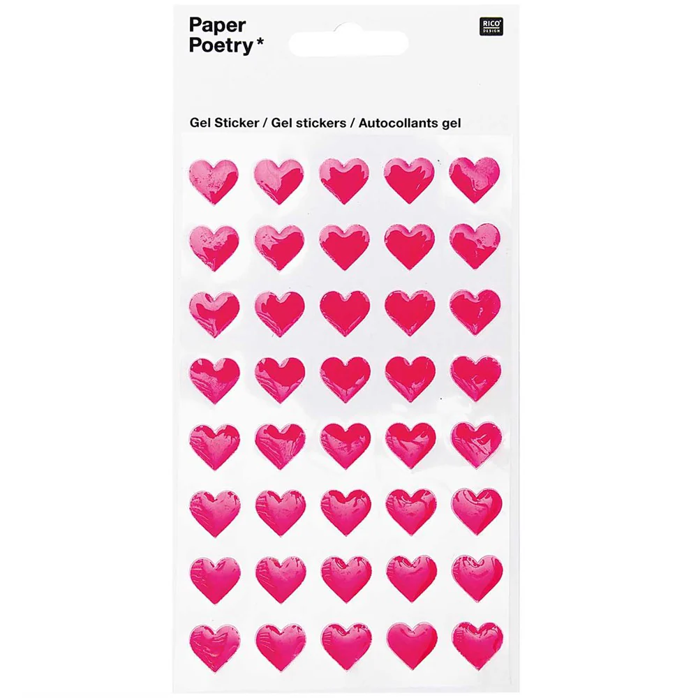 Rico Heart Gel Stickers - Image 2