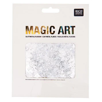 Rico Magic Art Metal Leaf Flakes Silver 1g
