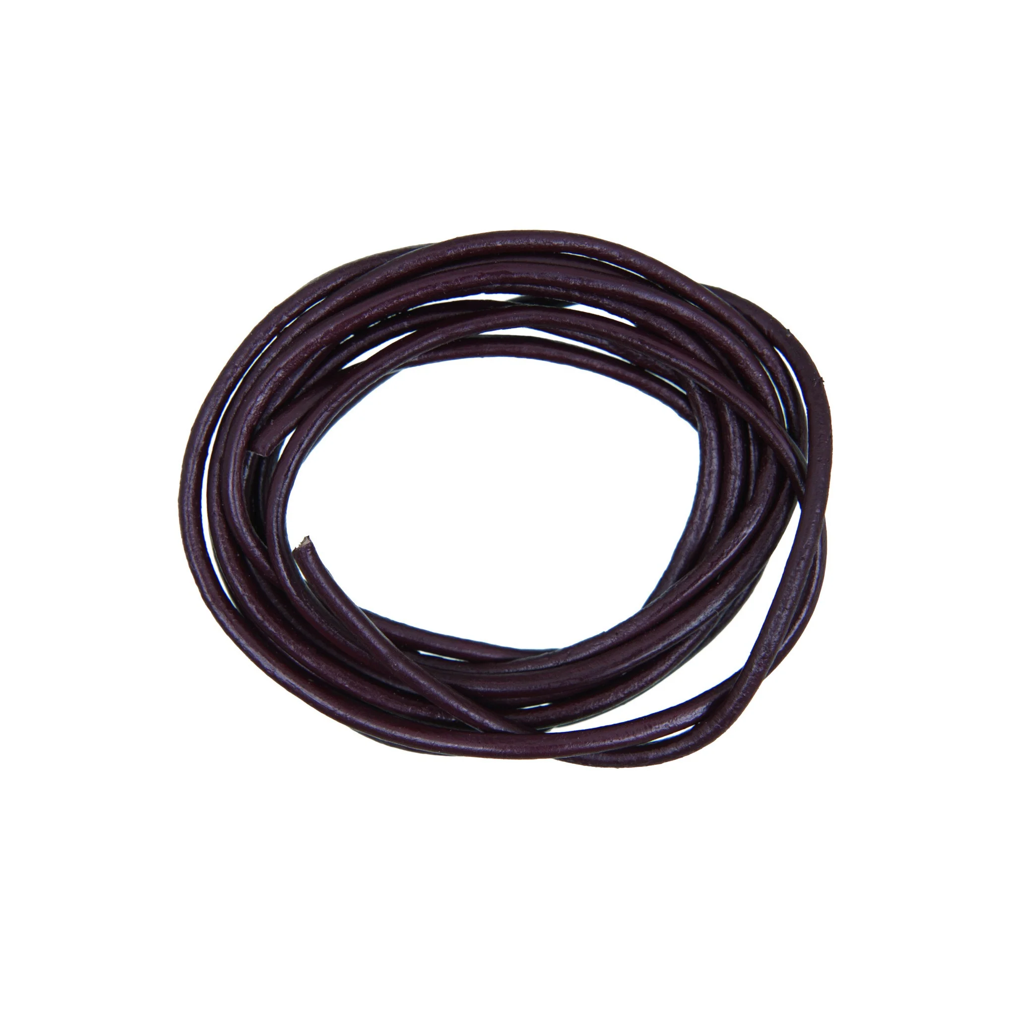 Rico Leather Cord Dark Brown 1m