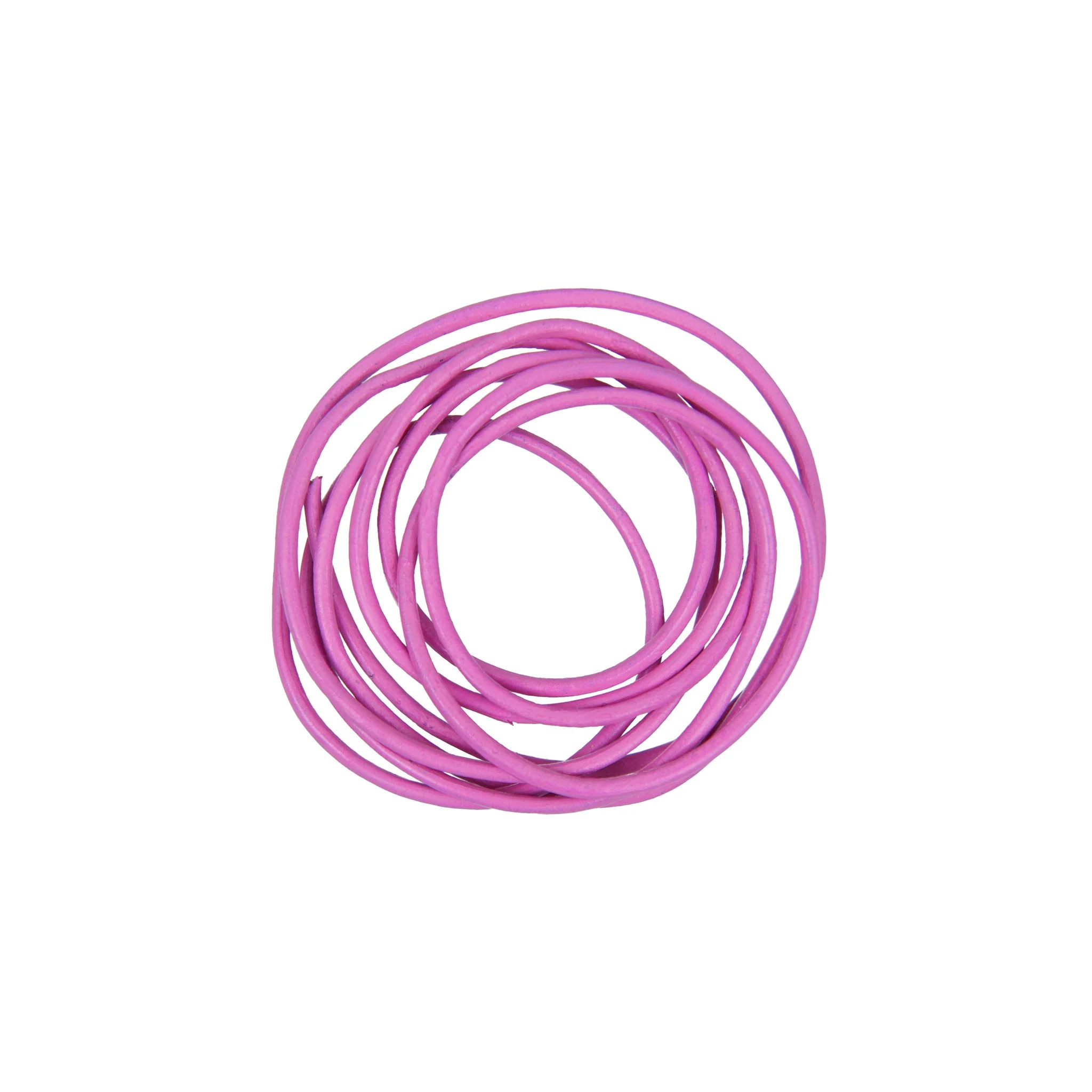 Rico Leather Cord Magenta 1.5mm x 1m