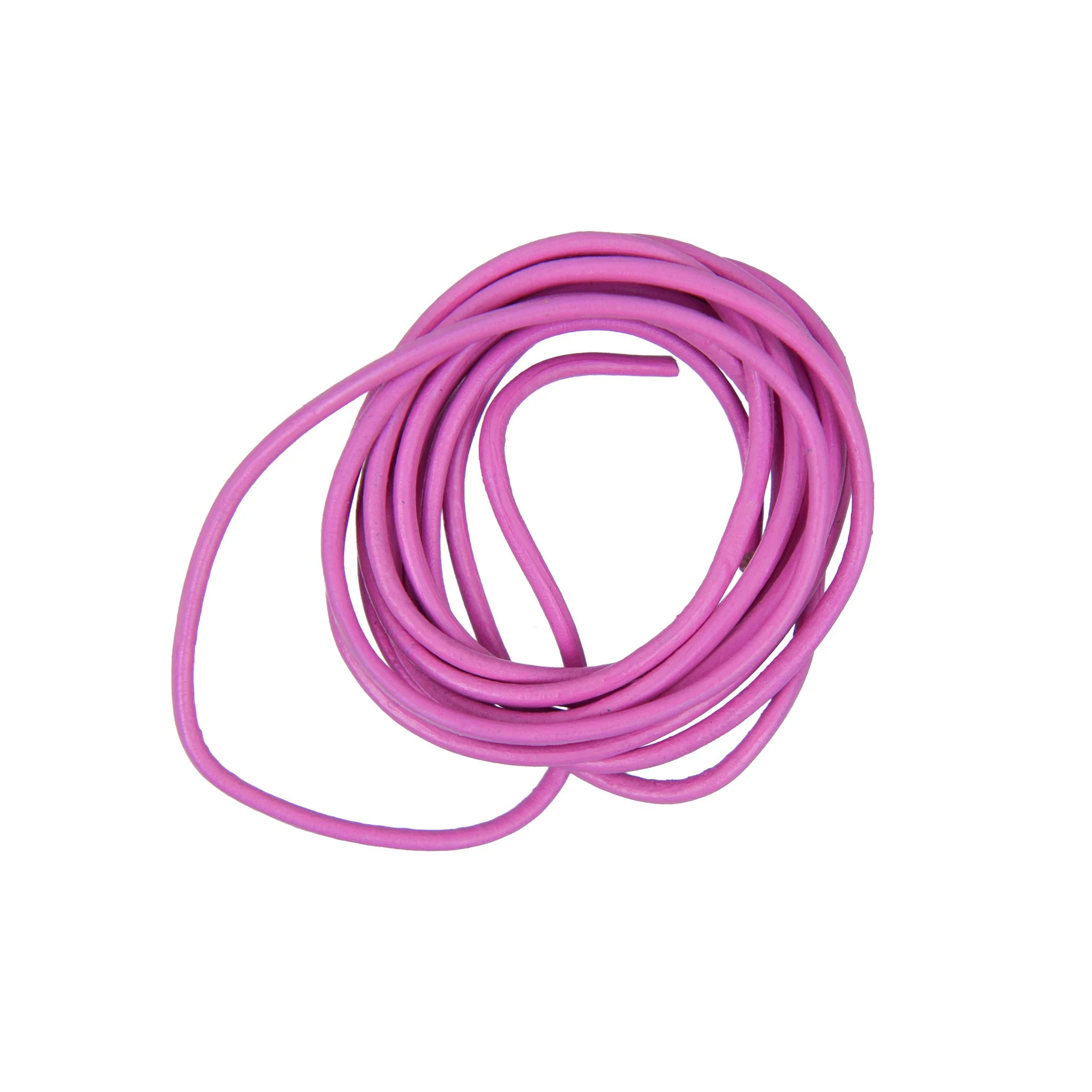 Rico Leather Cord Magenta 2mm x 1m