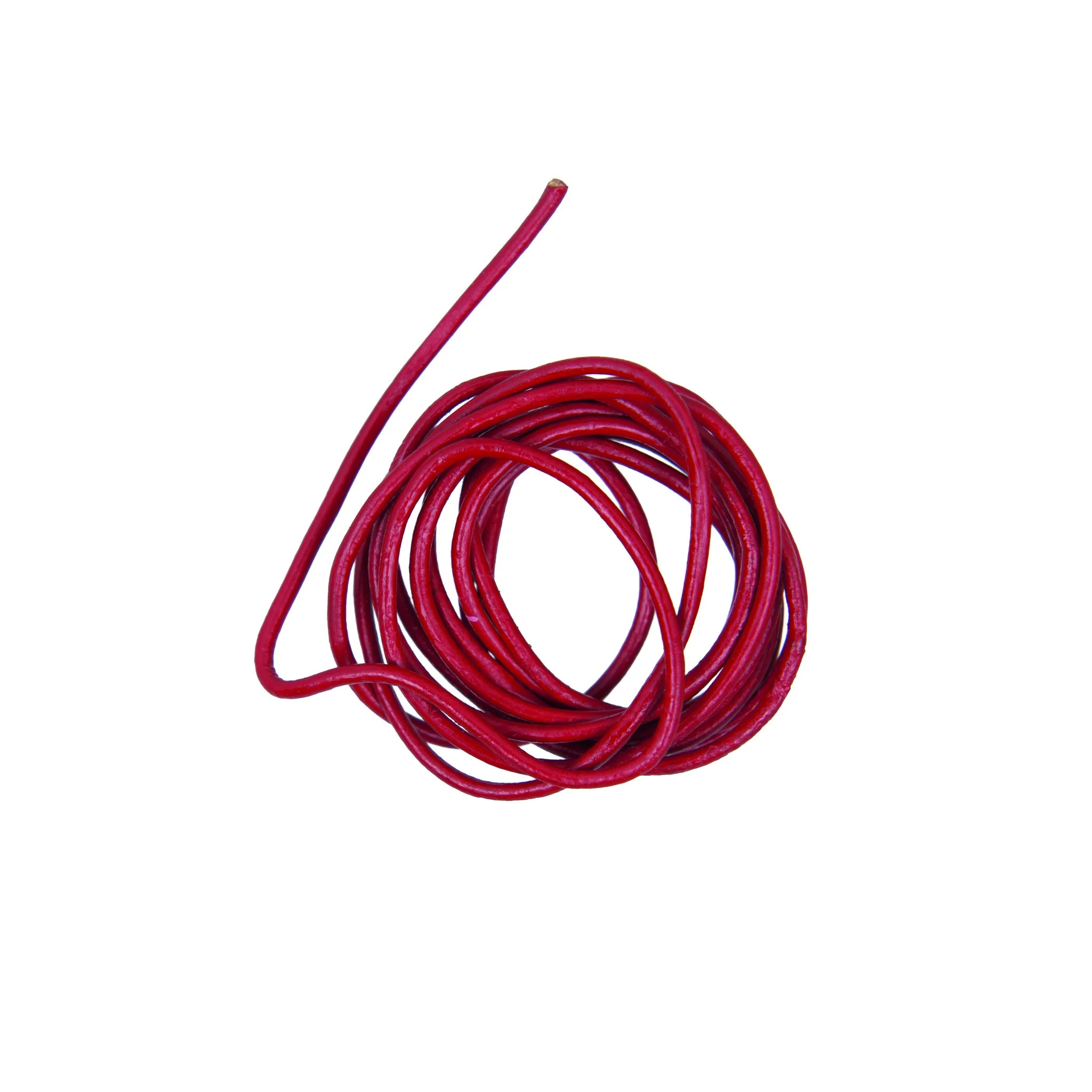 Rico Leather Cord Red 1m