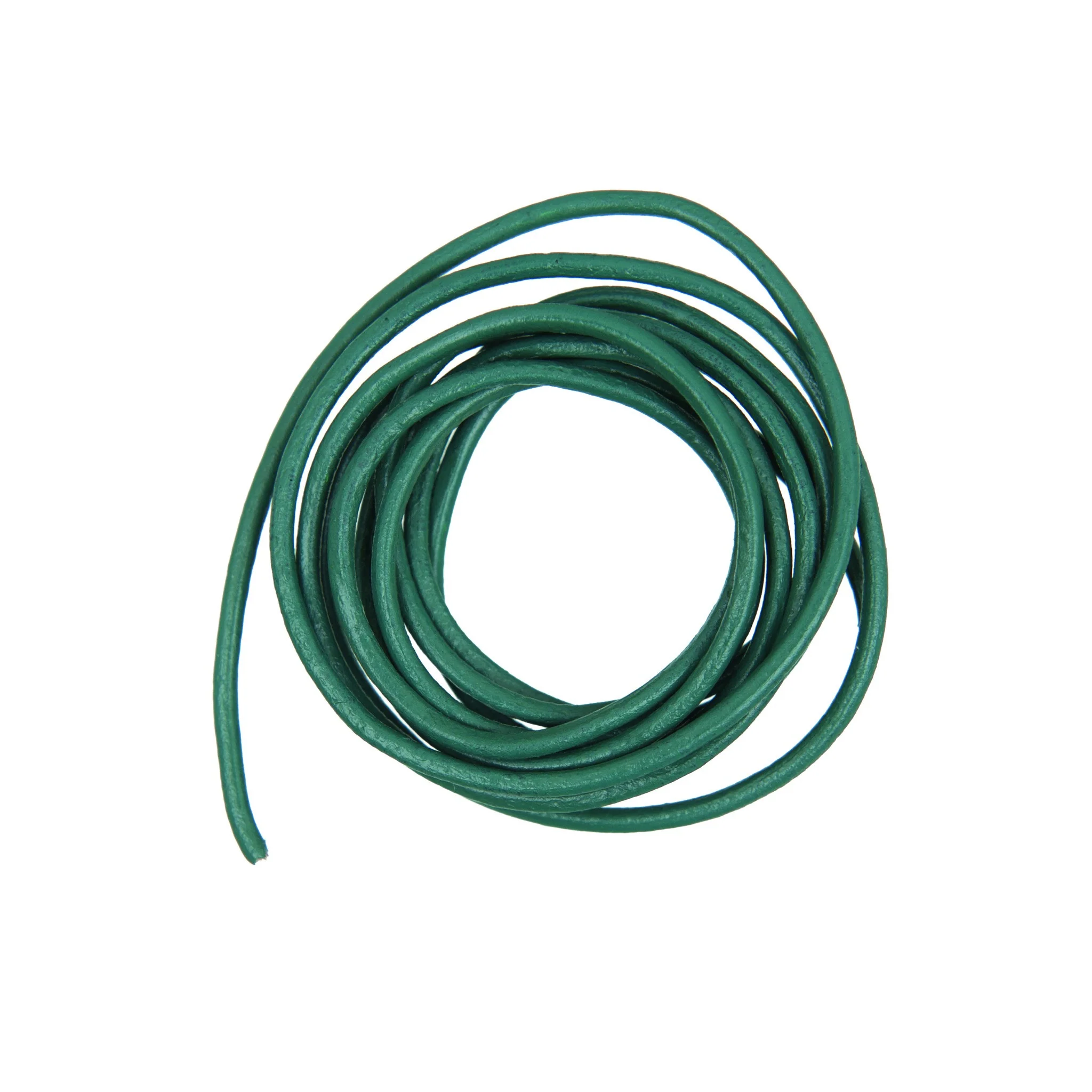 Rico Leather Cord Teal 2mm x 1m