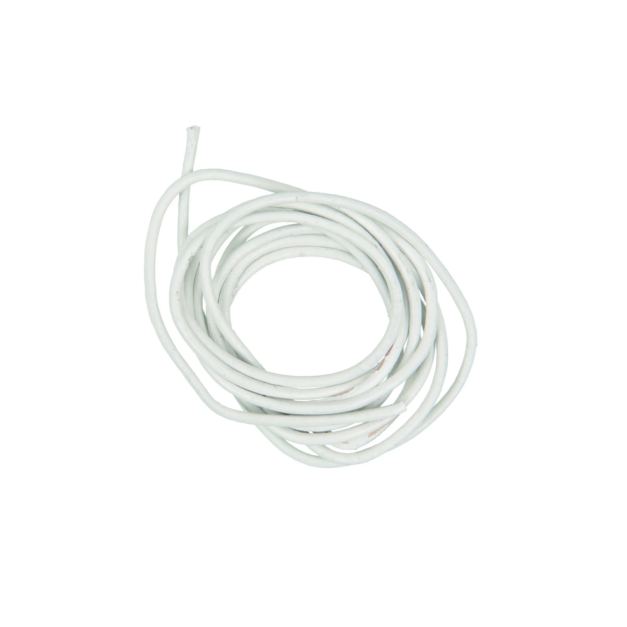 Rico Leather Cord White 1m