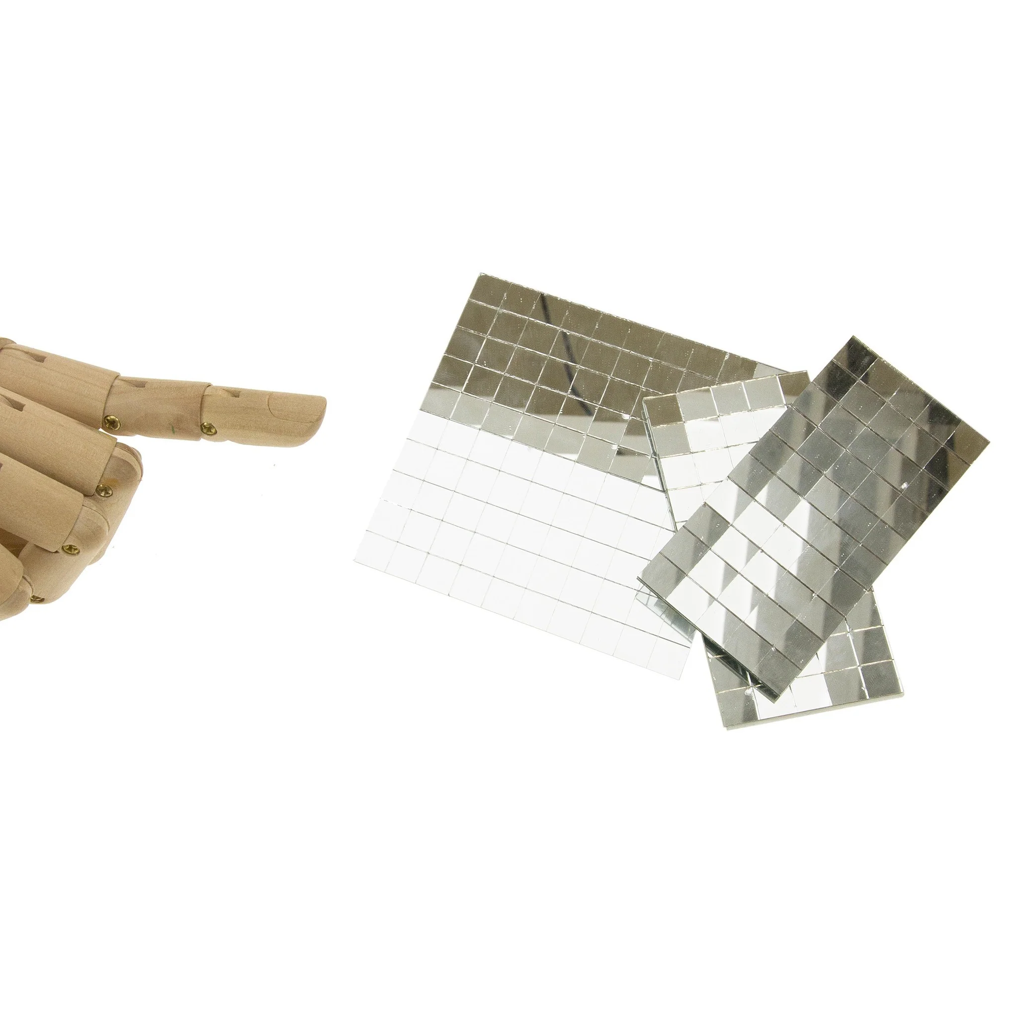 Rico Mirror Mosaic Tiles 10mm Self Adhesive - Image 2