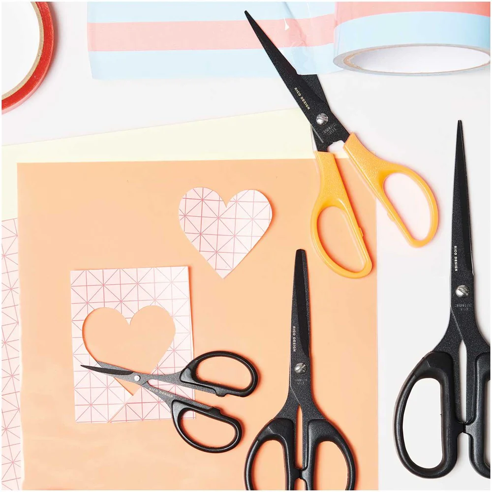 Rico Non-Stick Scissors Black 4" - Image 2