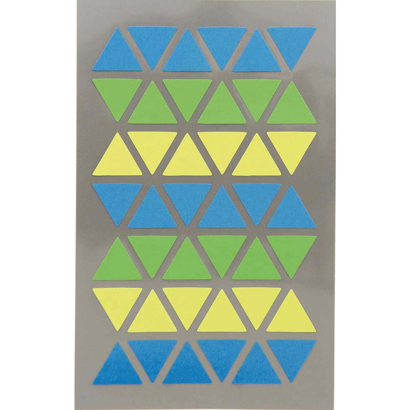 Paper Poetry Office Stick Blue / Green Triangles