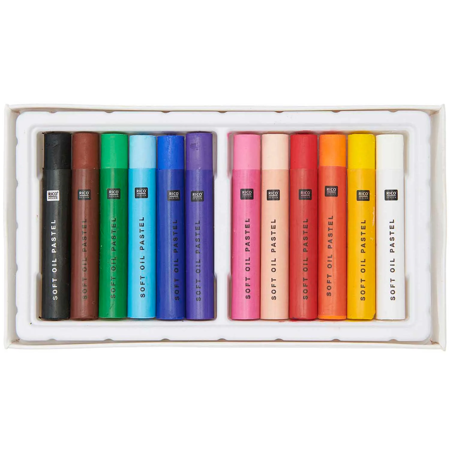 Rico Oil Pastels 12 Colours - Image 2