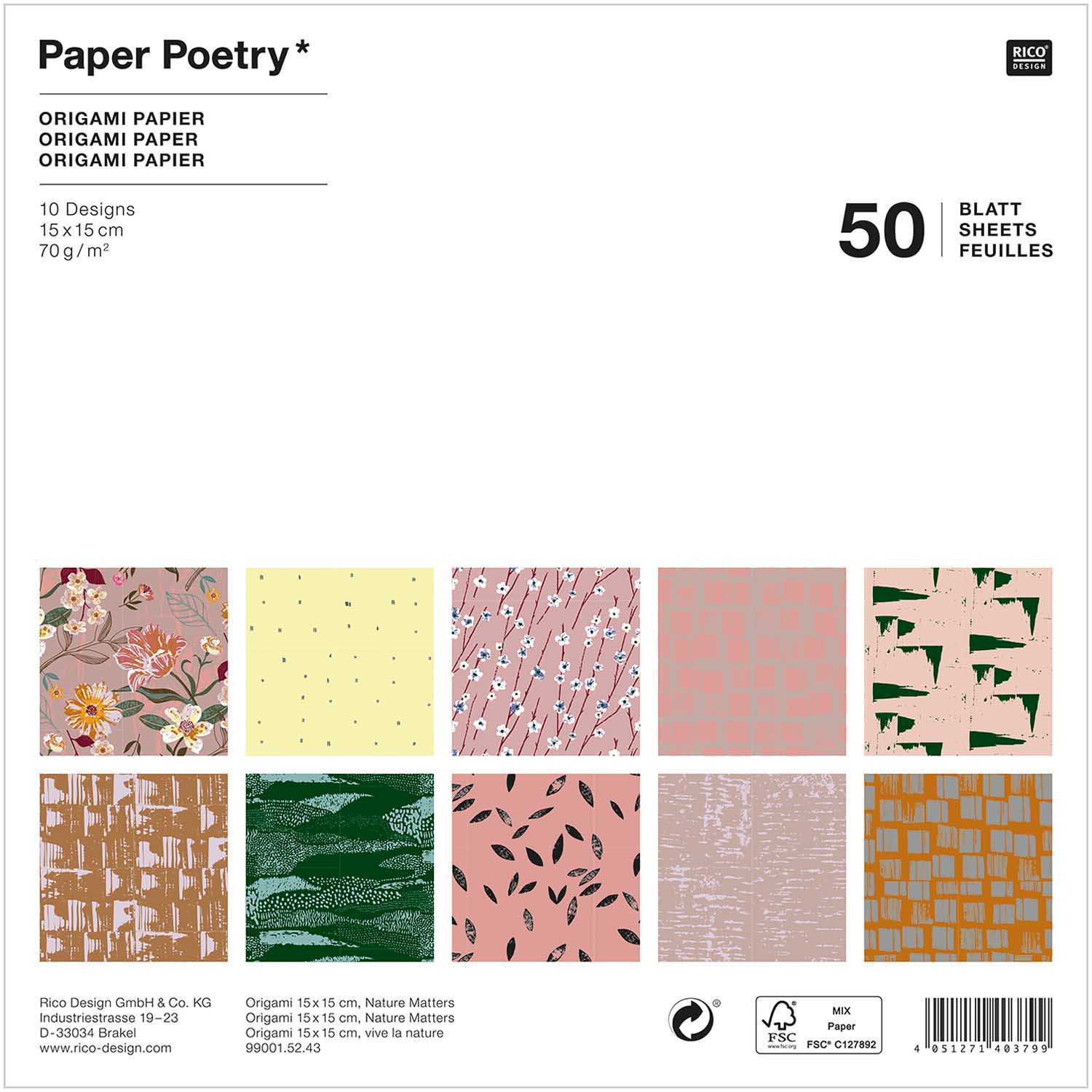 Paper Poetry Origami Paper Nature Matters