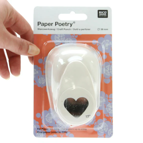 Paper Poetry Punch Heart 38mm - Image 2