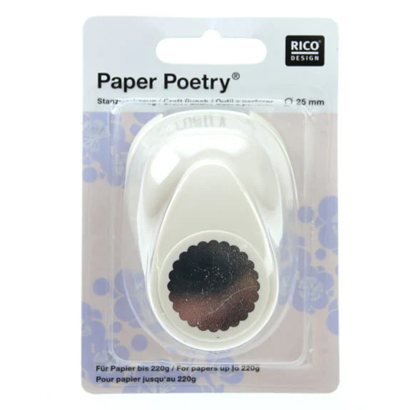 Paper Poetry Punch Scalloped Circle 25mm