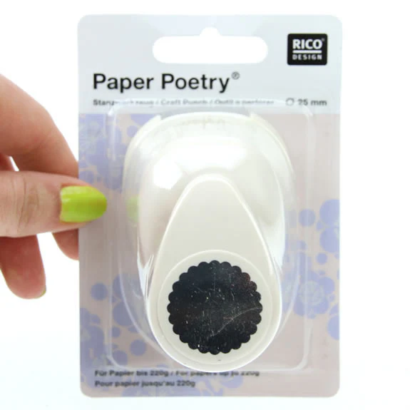 Paper Poetry Punch Scalloped Circle 25mm - Image 2