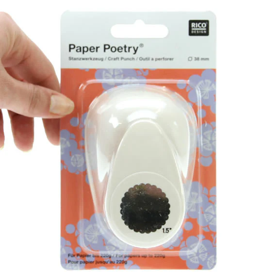 Paper Poetry Punch Scalloped Circle 38mm - Image 2