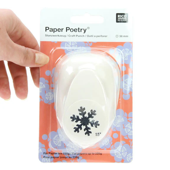 Paper Poetry Punch Snowflake 38mm - Image 2