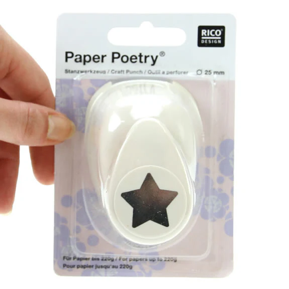 Paper Poetry Punch Star 25mm - Image 2