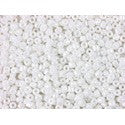 Rocailles 4mm White Iridescent Beads