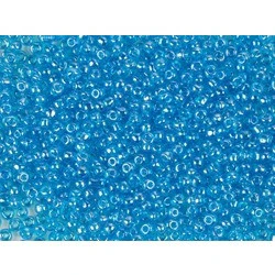 Rocailles 3.1mm Turquoise Iridescent Beads