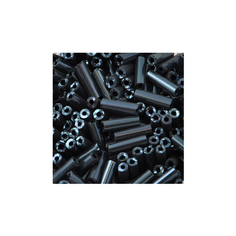 Rod Shaped Antique Silver Beads 6.75mm