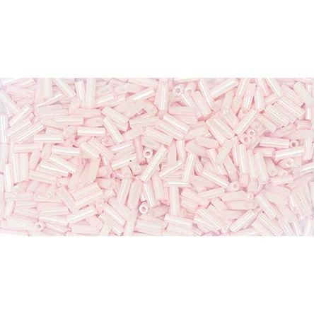 Rod Shaped Pink Beads 6.75mm