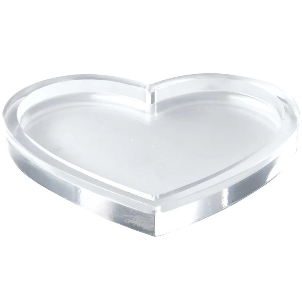 Silicone Casting Mould Coaster Heart - Image 3