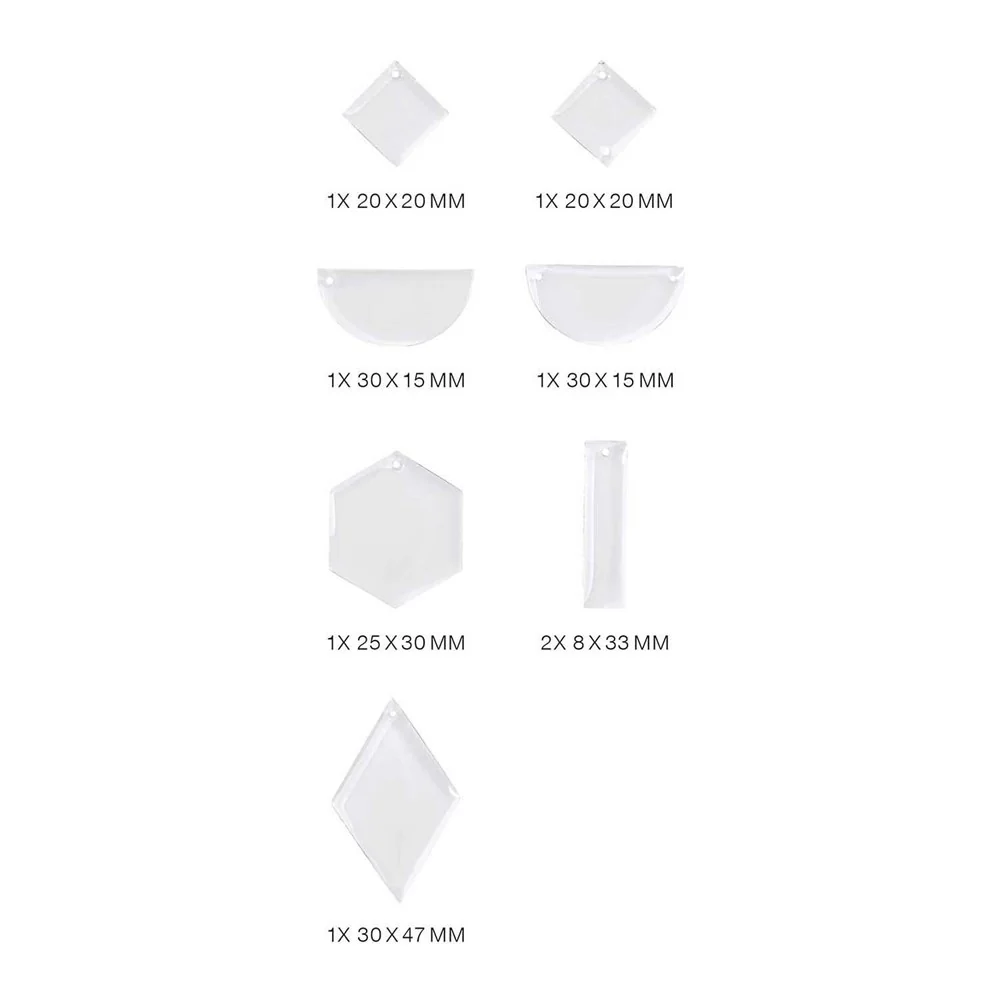 Silicone Casting Mould Pendants Geometric - Image 3
