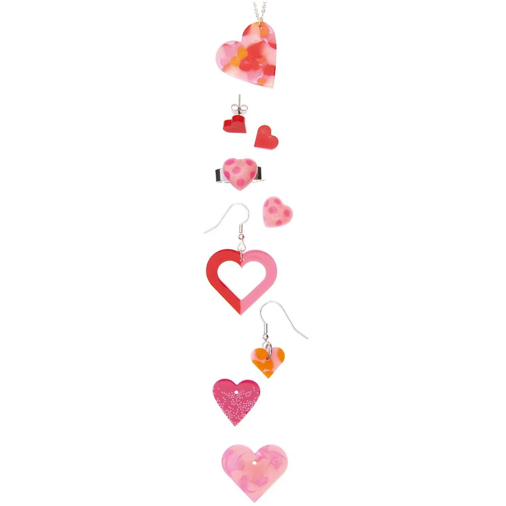 Silicone Casting Mould Pendants Hearts - Image 2