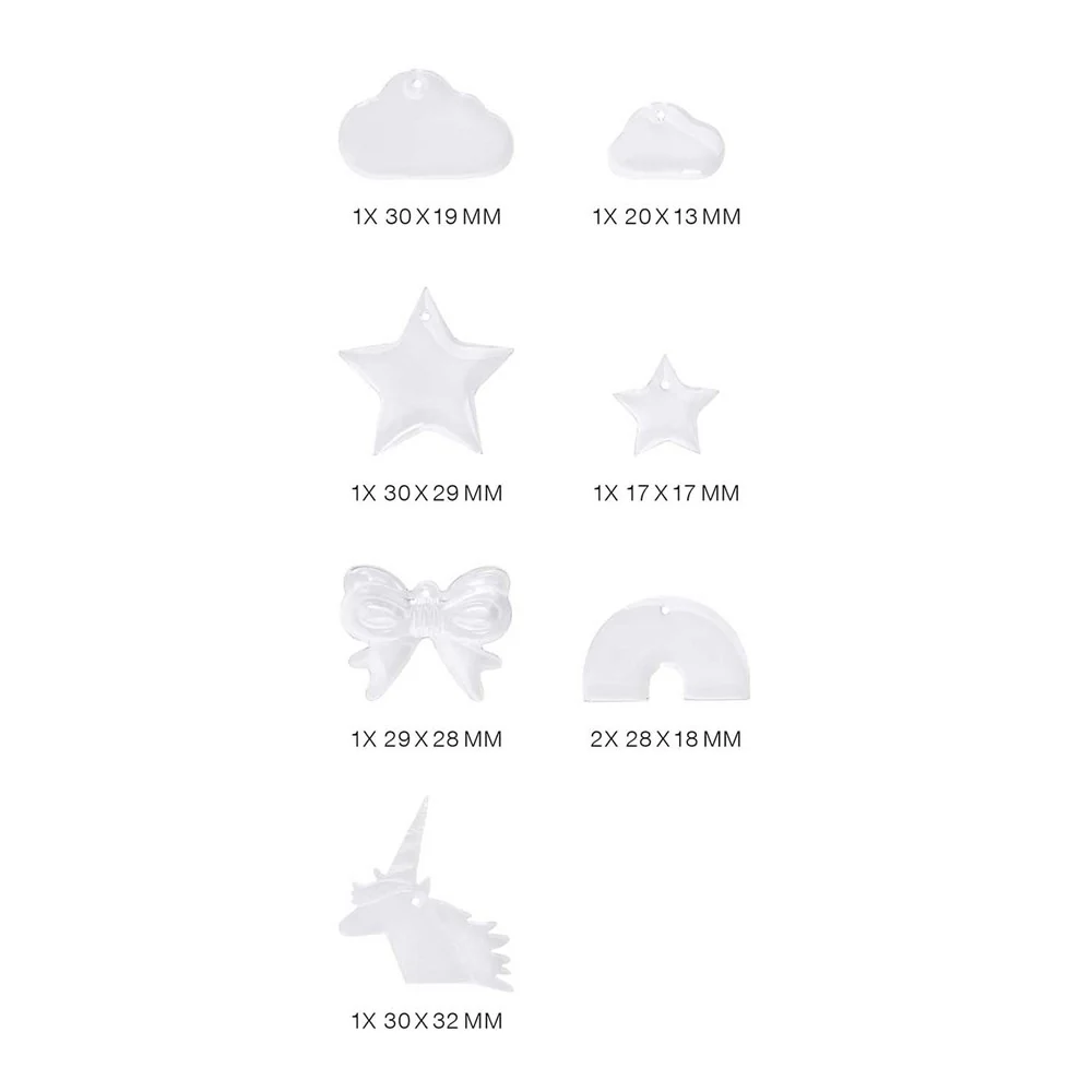 Silicone Casting Mould Pendants Rainbow - Image 3
