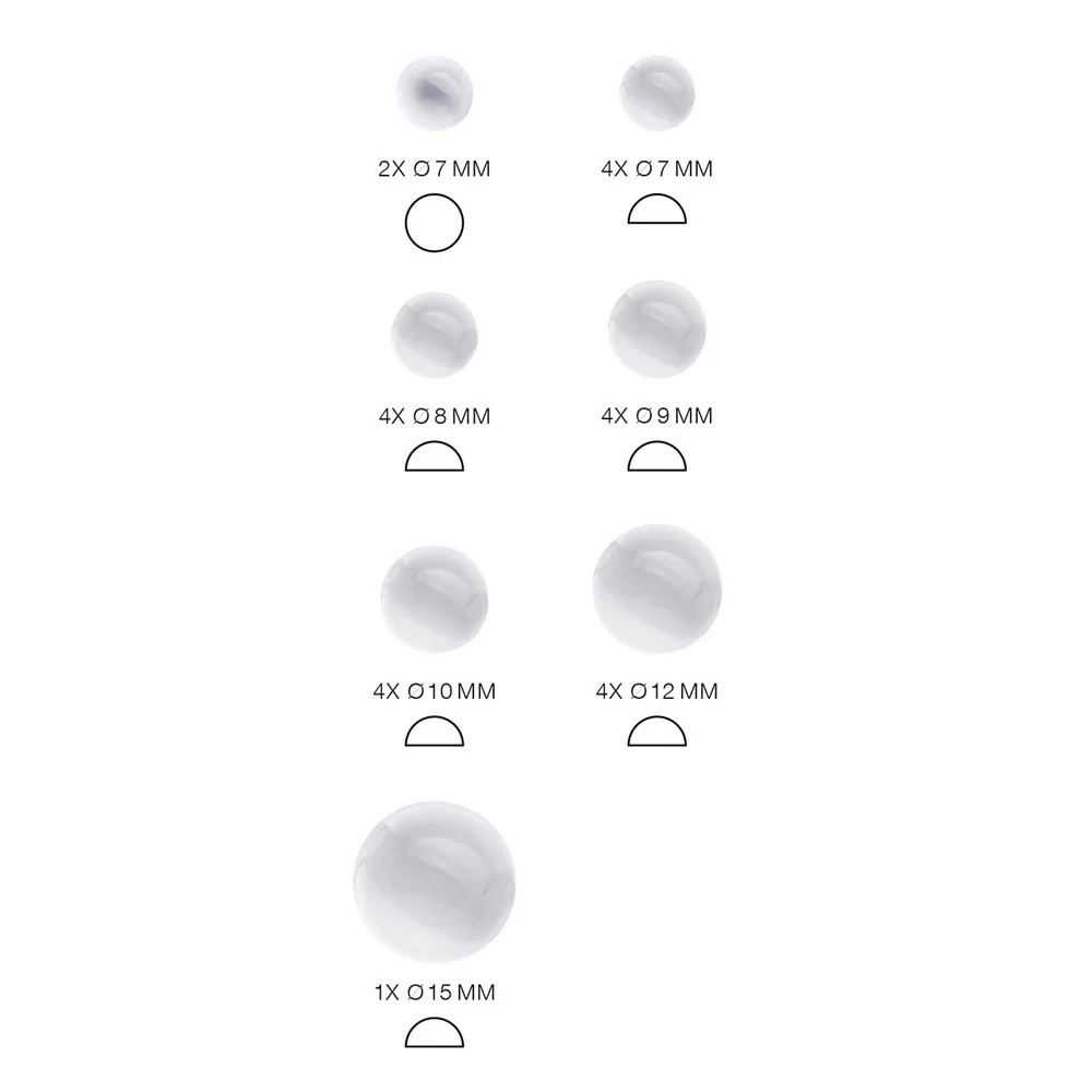 Silicone Casting Mould Balls and Hemispheres - Image 3