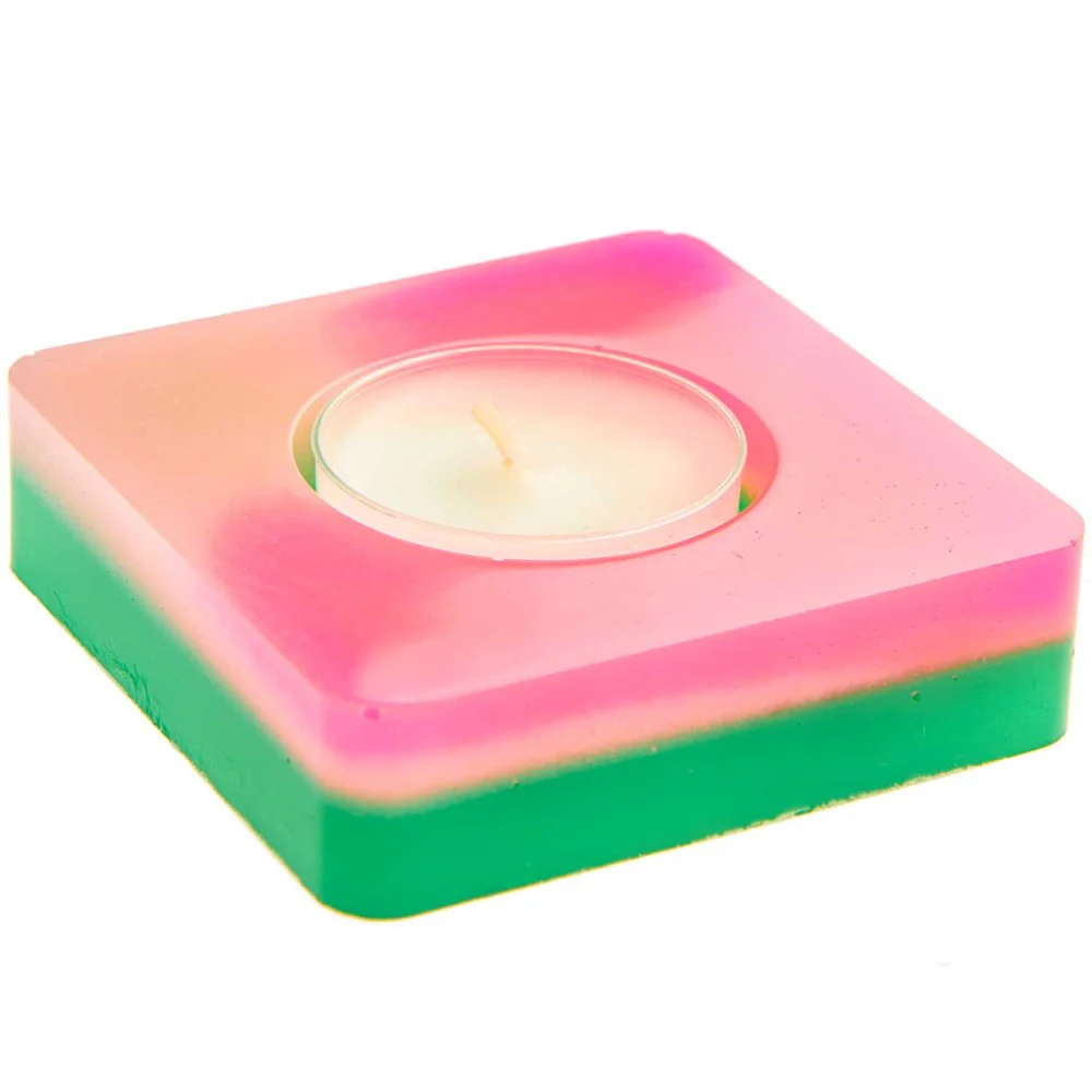 Silicone Casting Mould Tea Light Holder Square - Image 2