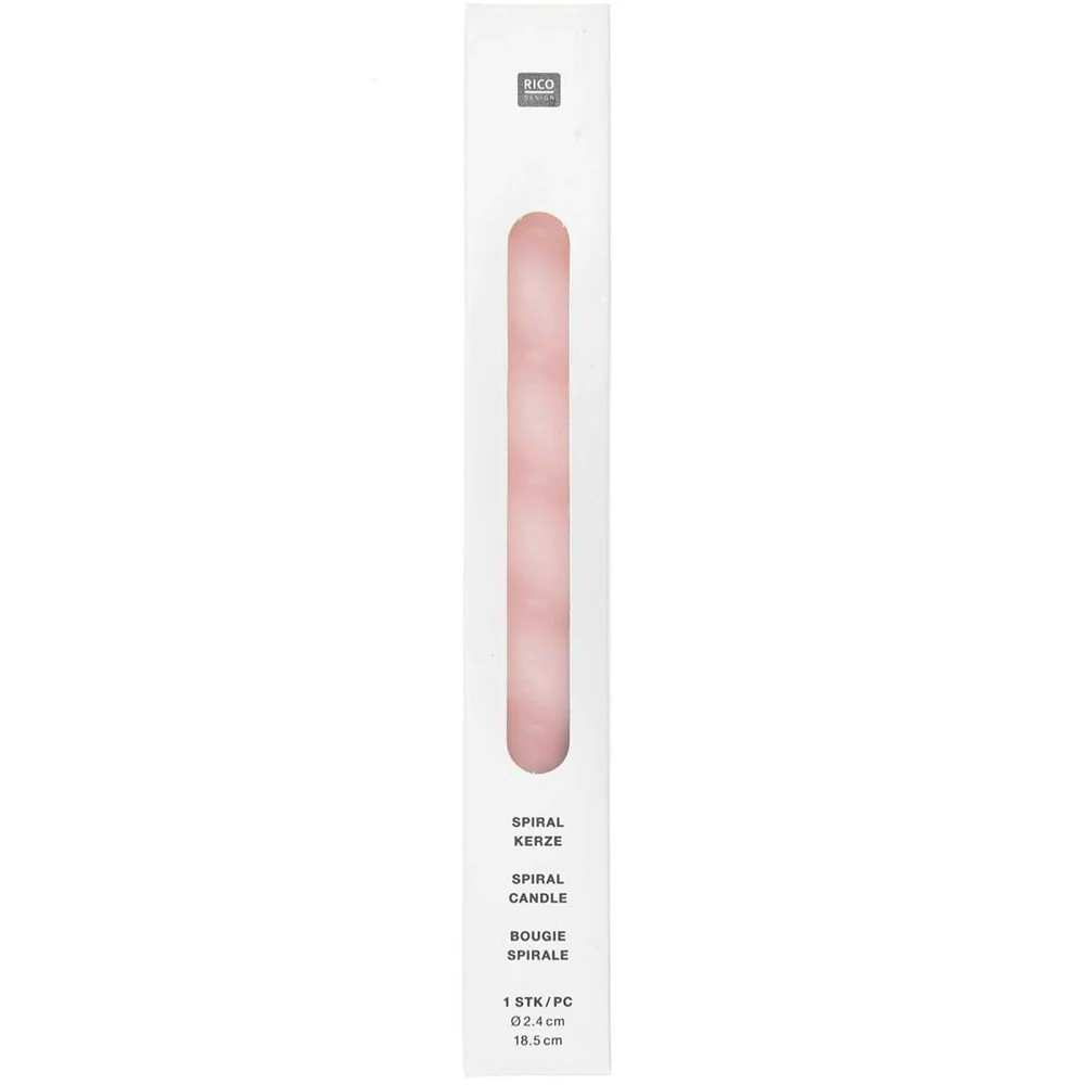 Rico Candle Spiral Soft Lilac - Image 2
